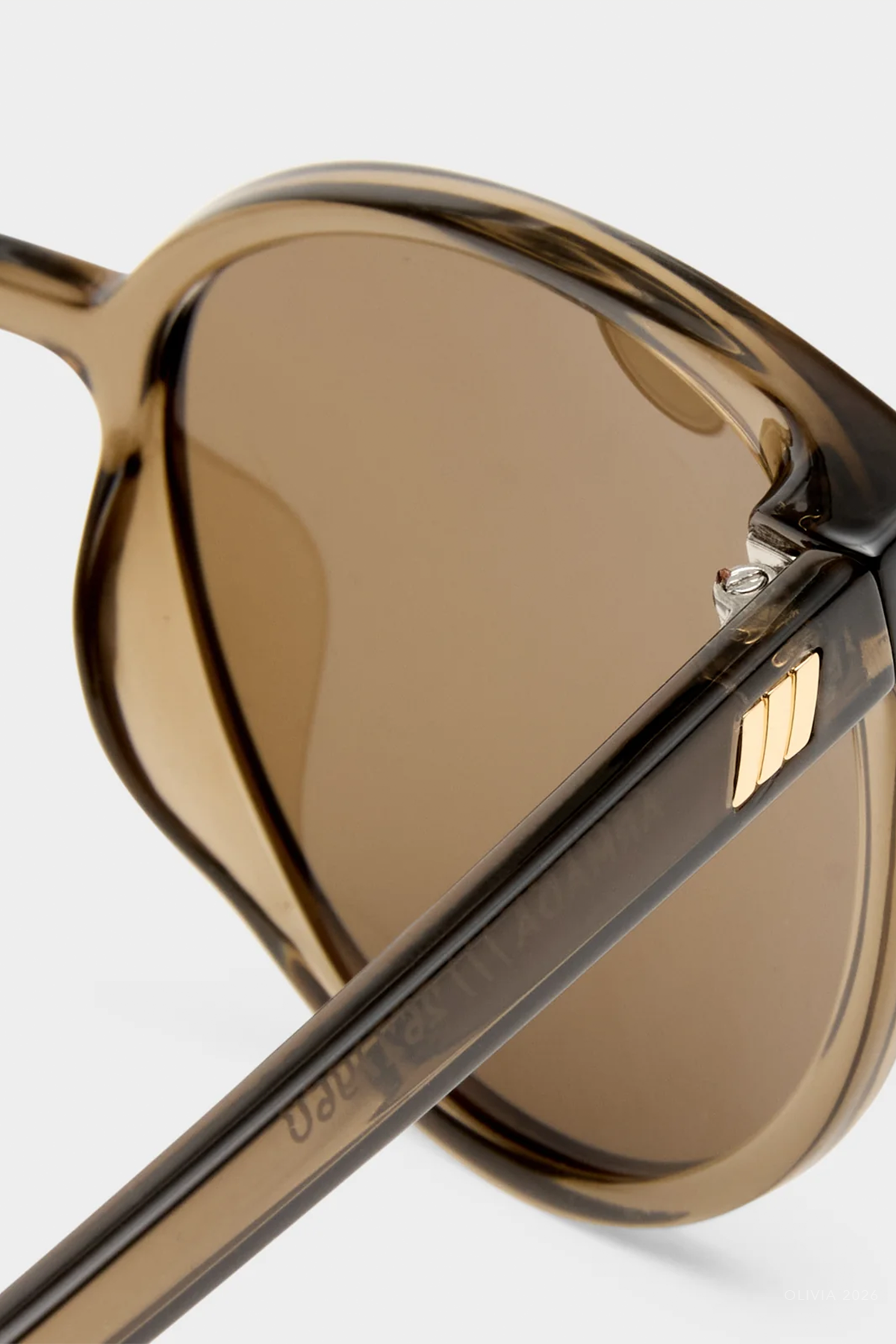 Armada Round Sunglasses in Cocoa