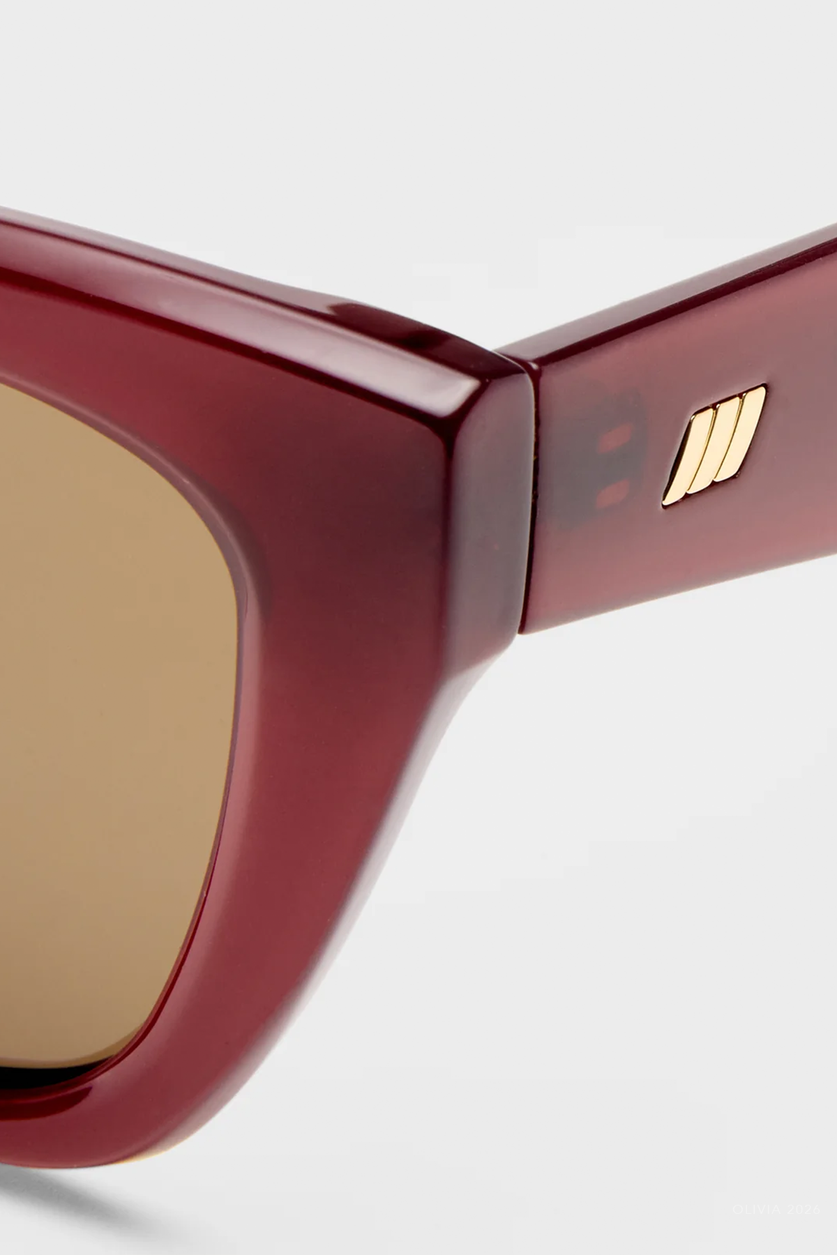 Lumen+ Cat-Eye Sunglasses in Cranberry