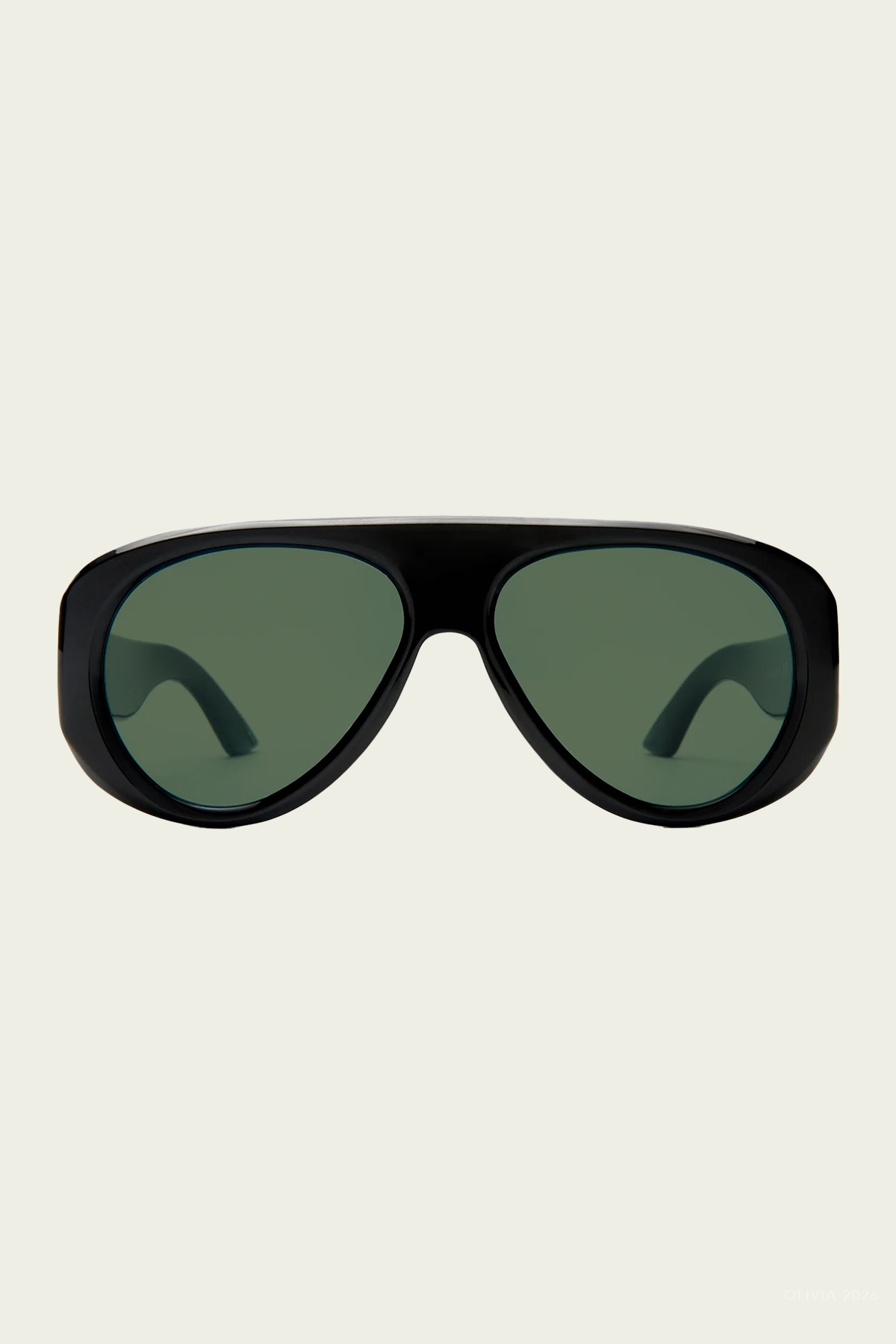 Dream Boat Aviator Sunglasses in Black