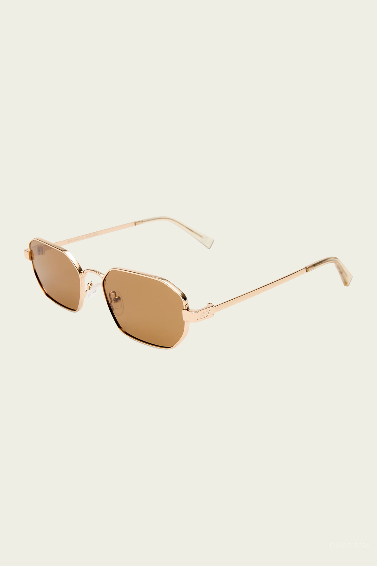 Mythic Square Sunglasses in Gold