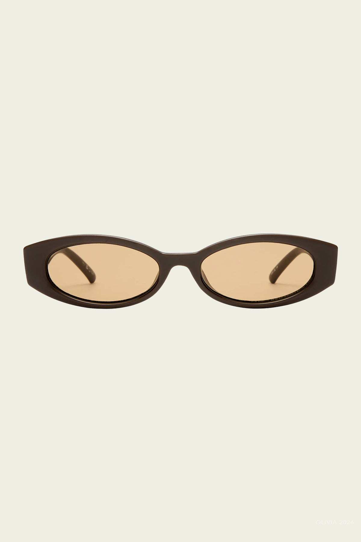 Belladonna Oval Sunglasses in Cocoa