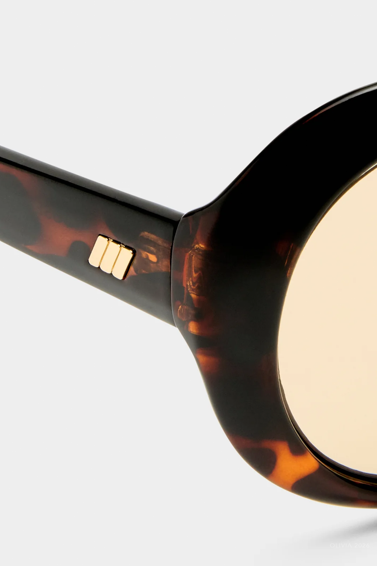 Obsession Shield Sunglasses in Dark Tort