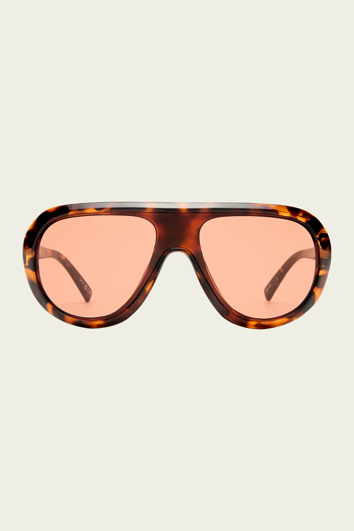 Obsession Shield Sunglasses in Tort