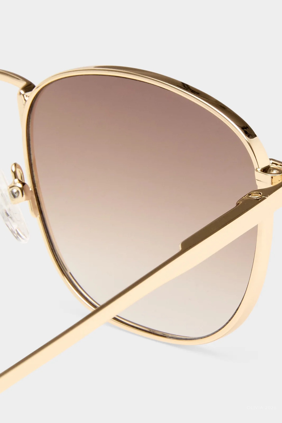 Neptune Deux Square Sunglasses in Gold