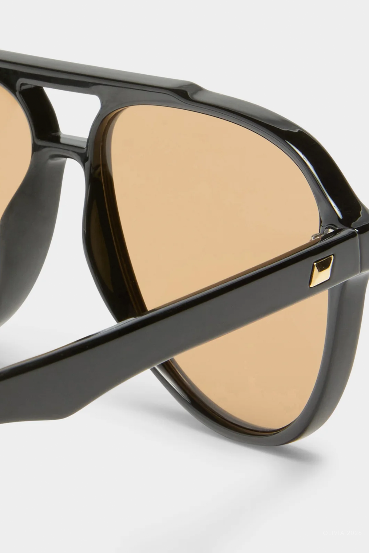 Tragic Magic Aviator Sunglasses in Black