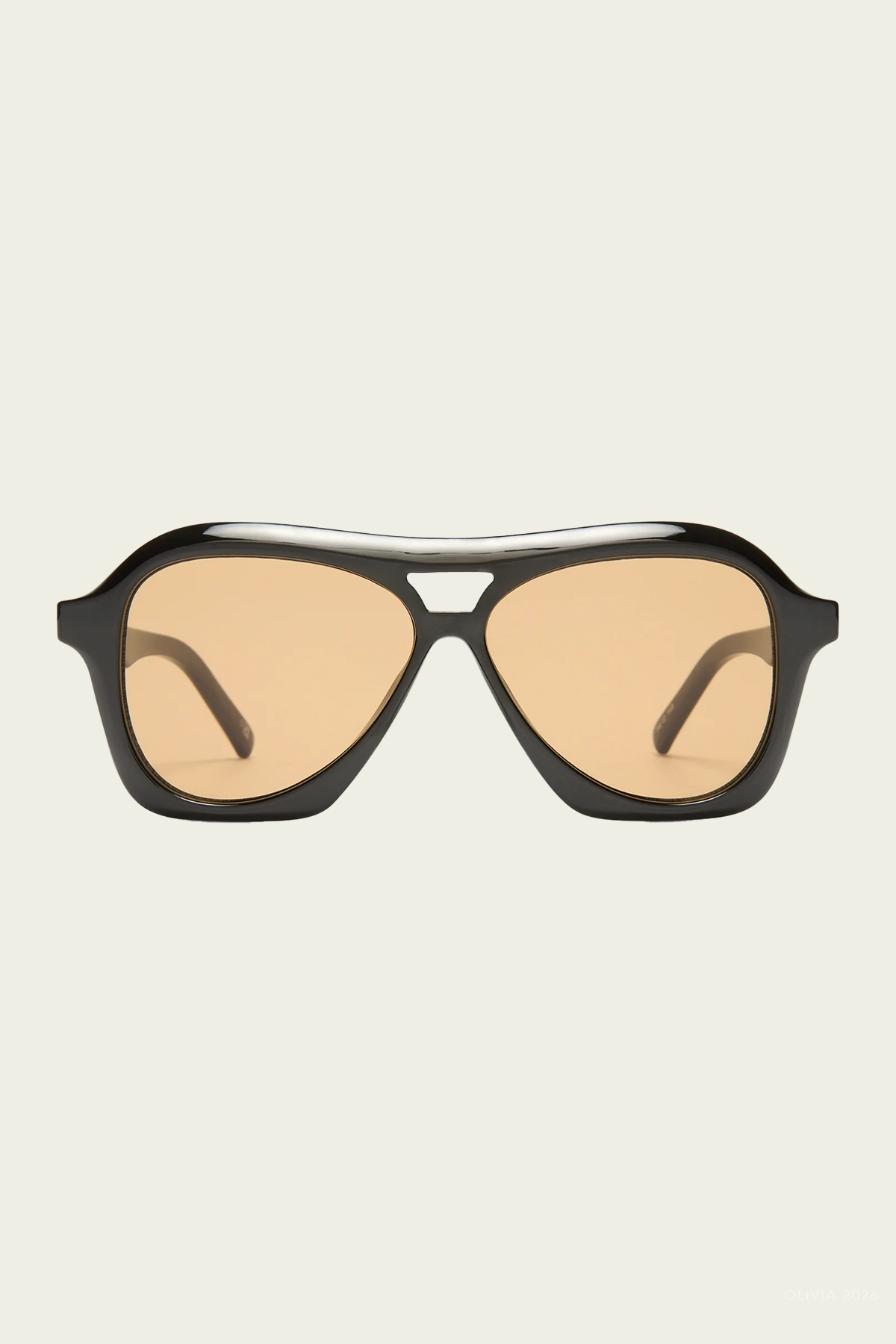 Drizzle Aviator Sunglasses in Black