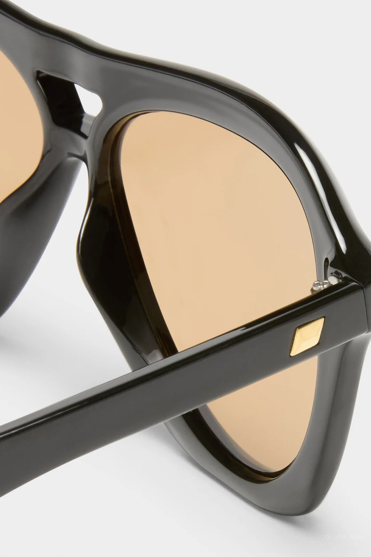 Drizzle Aviator Sunglasses in Black