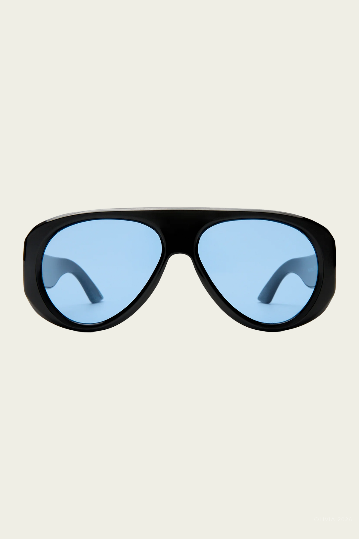 Dream Boat Aviator Sunglasses in Black