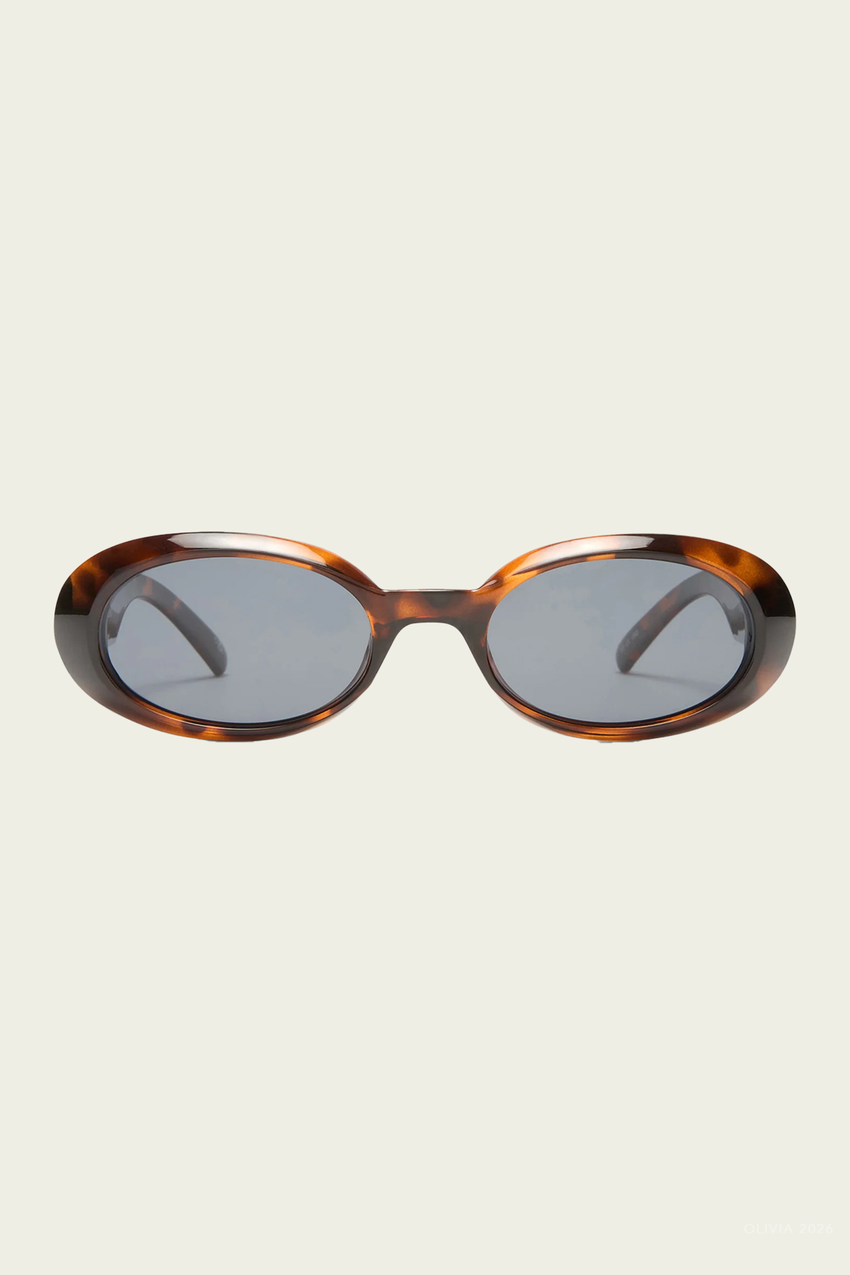 Work It! Oval Sunglasses in Dark Tort