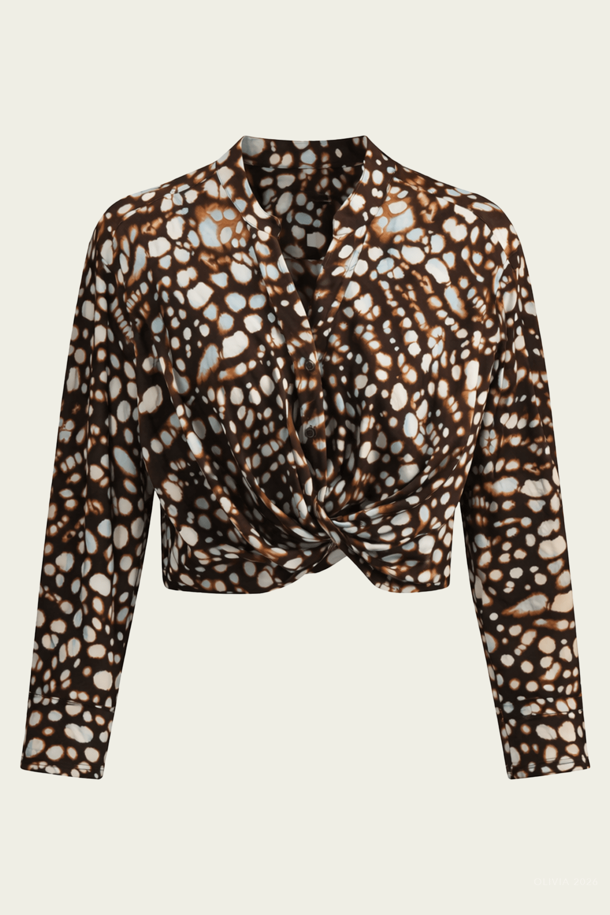 Luca Printed Top in Ganache Multi - shop - olivia.com