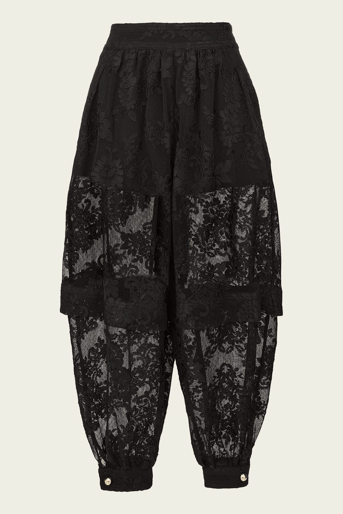 Luna Lace Harem Pant in Black - shop - olivia.com