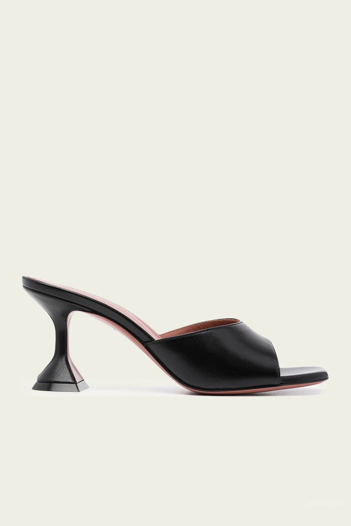 Lupita Slipper 70 in Nappa Black - shop - olivia.com