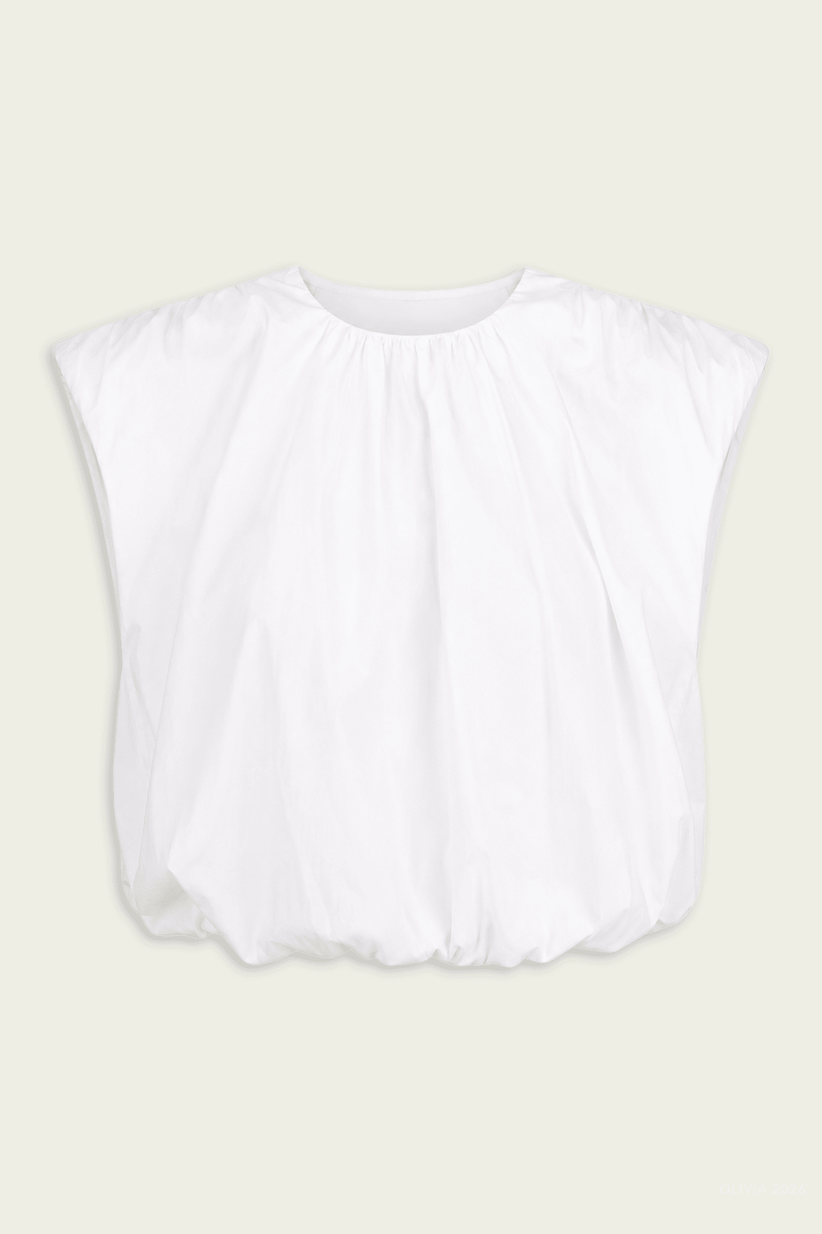 Lya Shirt in White - shop-olivia.com