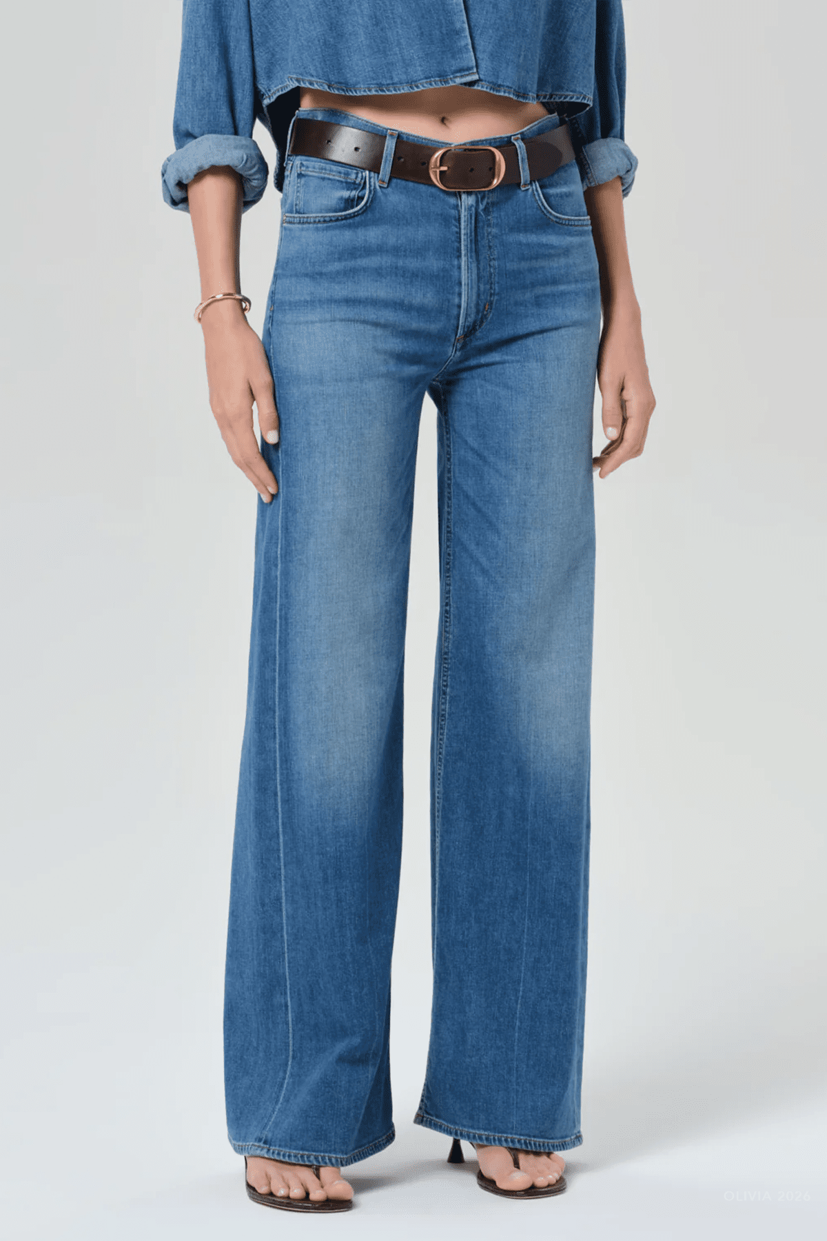 Lyra Long Wide Leg in Lennox - shop - olivia.com