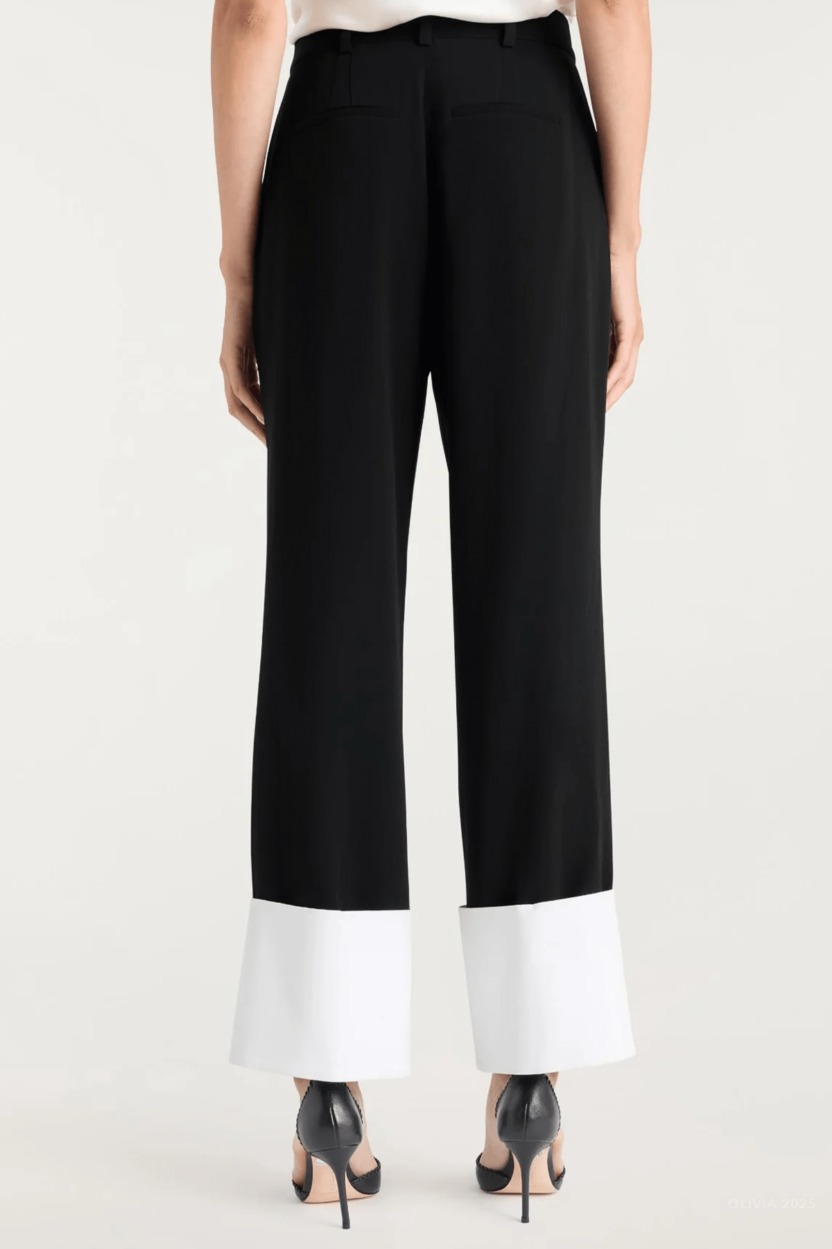 Maesa Pant in Black White - shop - olivia.com