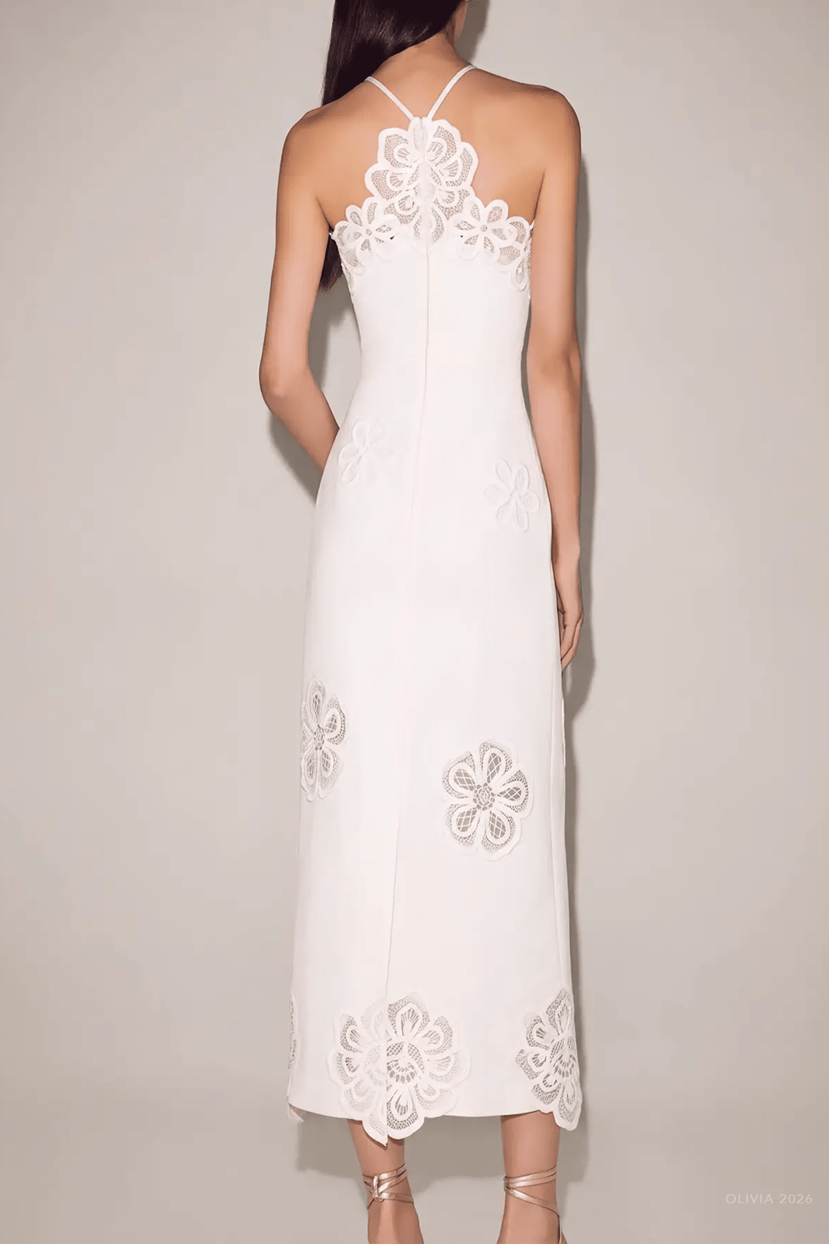 Magnoa Maxi Dress in White - shop-olivia.com