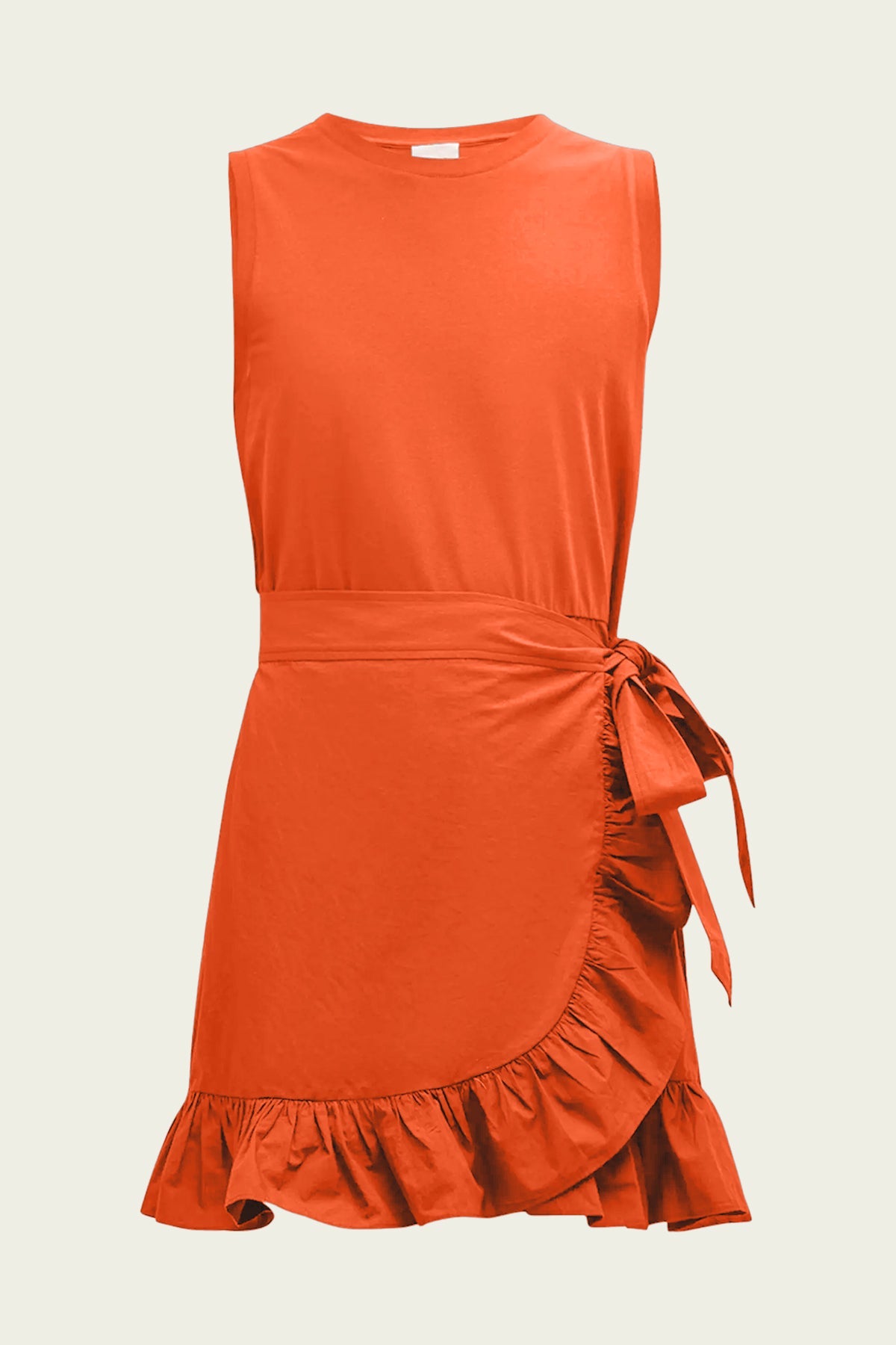 Mahlia Mini Dress in Deep Tangelo - shop-olivia.com