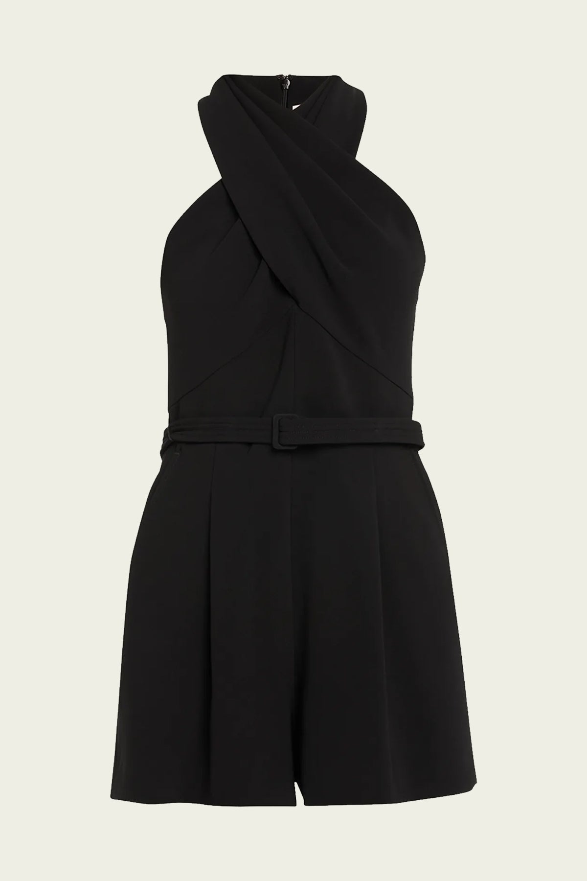 Mallory Short Jumpsuit in Black - shop-olivia.com
