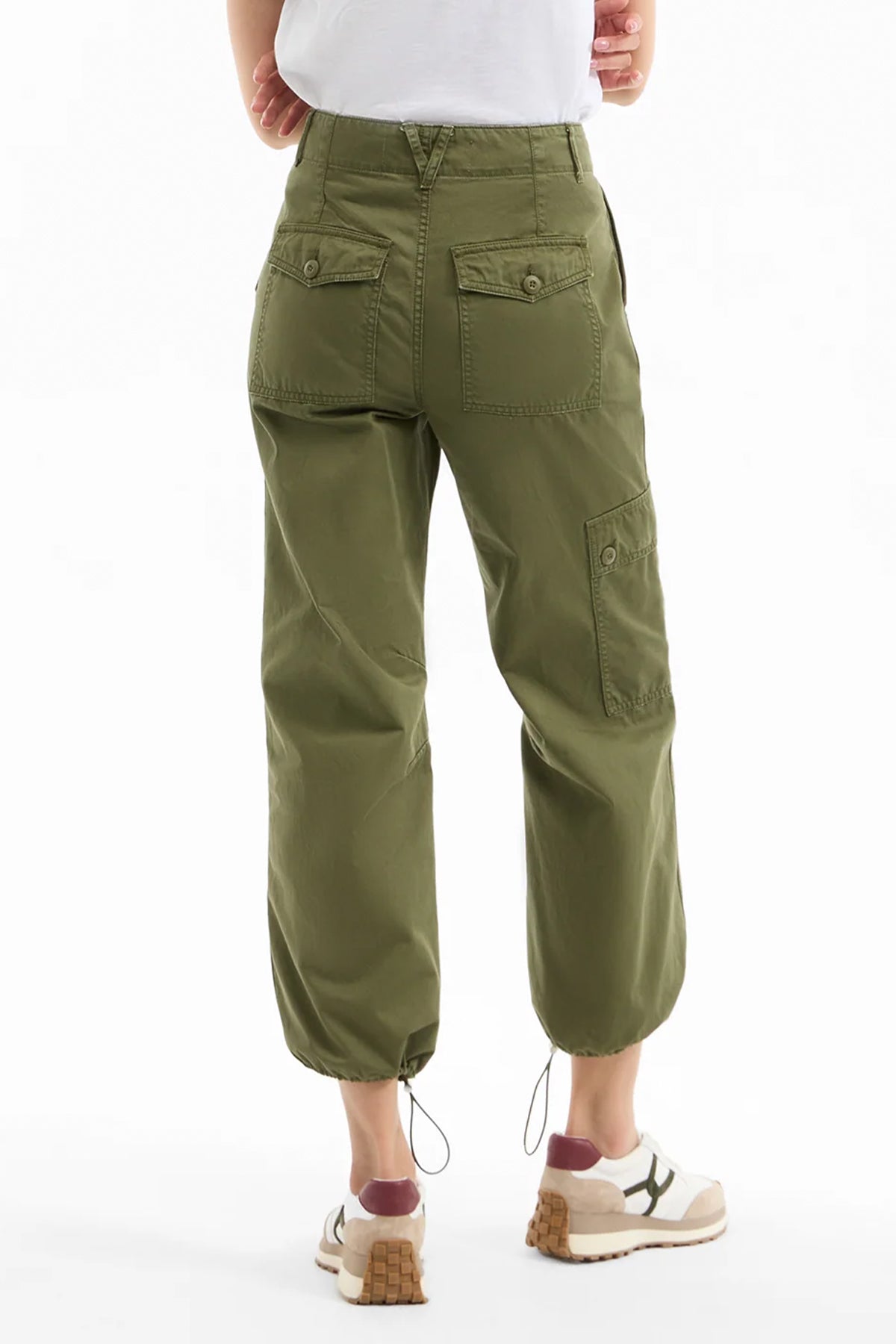 Mandy Parachute Pant in Army - shop - olivia.com