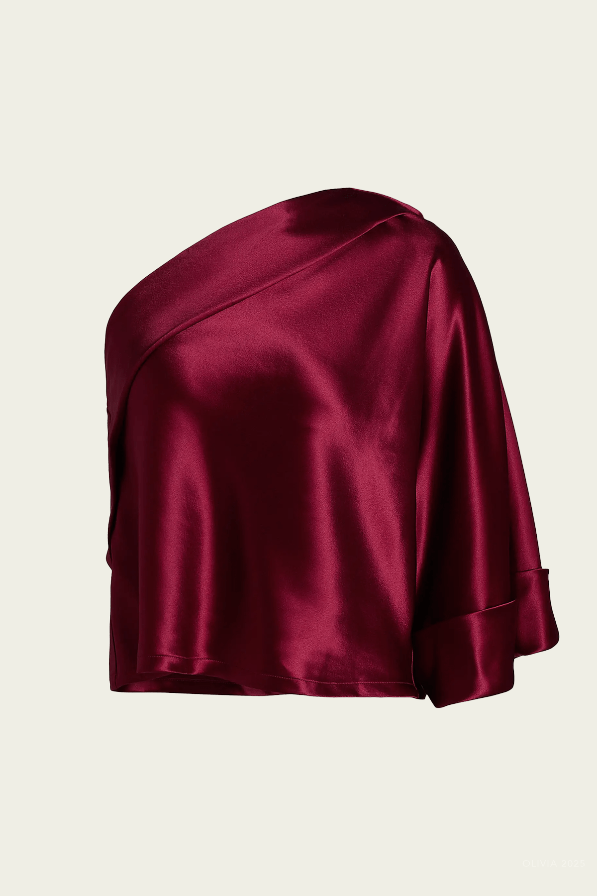 Manon Blouse in Bordeaux - shop - olivia.com