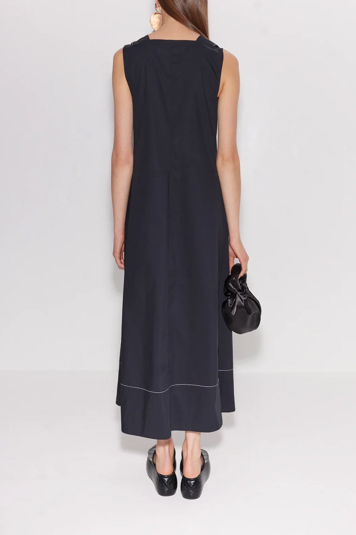 Mar Poplin Dress in Black - shop - olivia.com