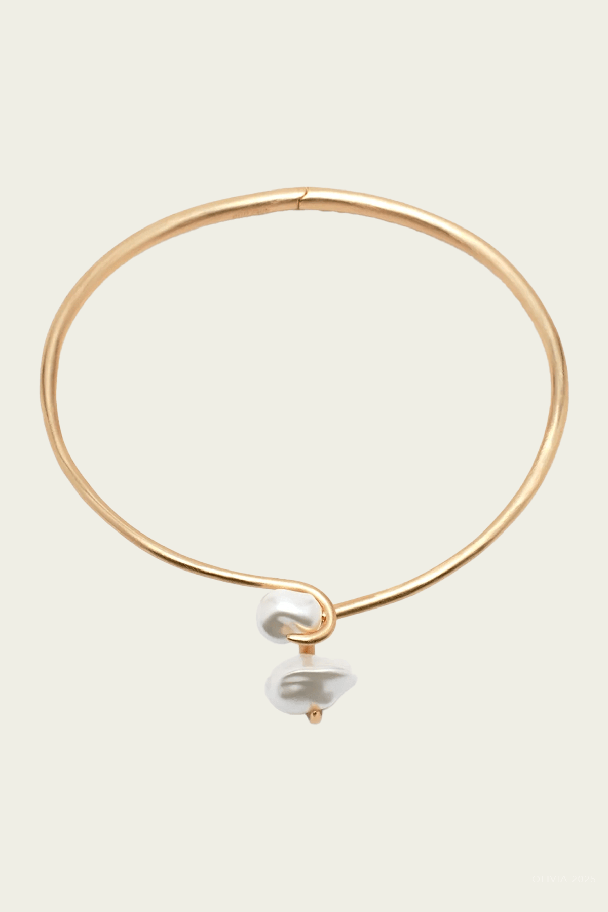 Marais Choker in Brushed Brass - shop - olivia.com
