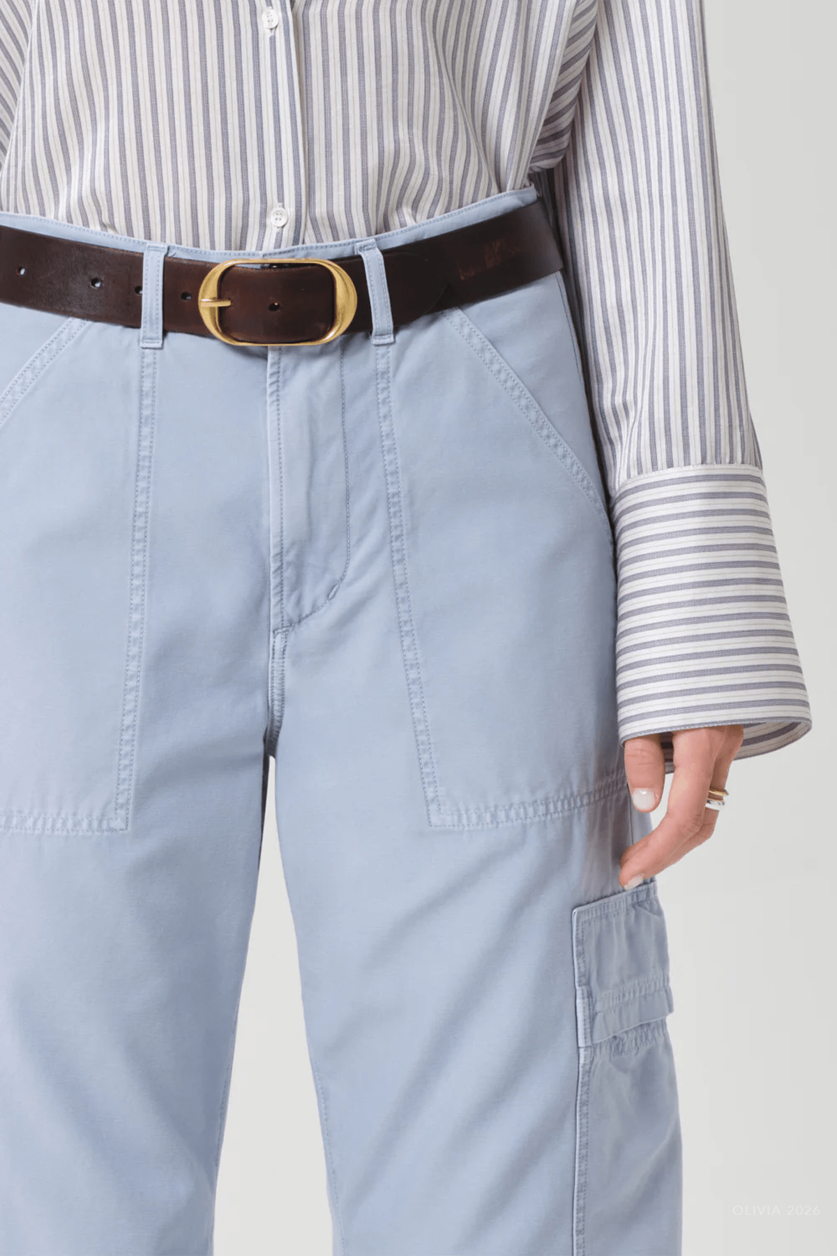 Marcelle Cargo in June Blue - shop-olivia.com