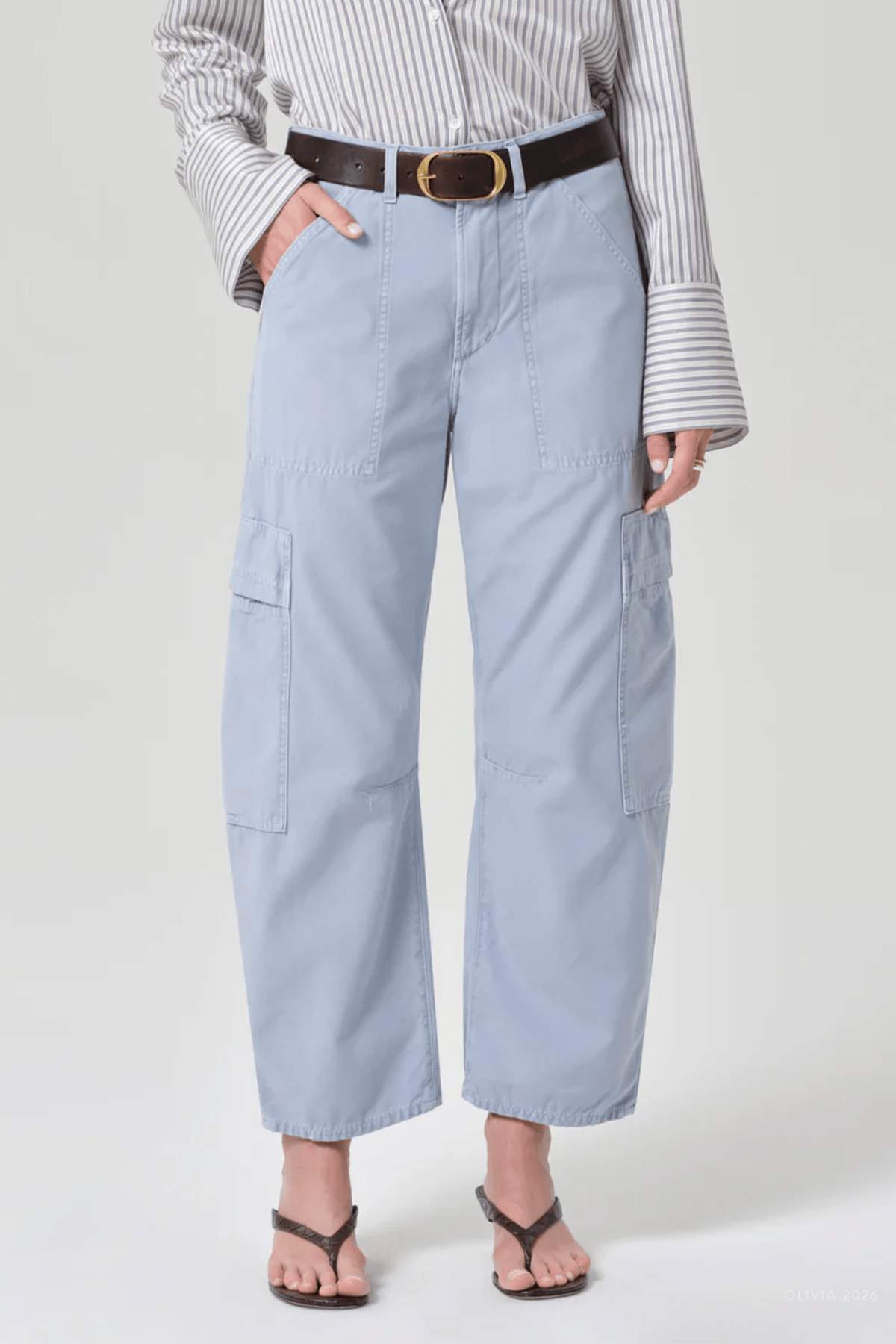Marcelle Cargo in June Blue - shop-olivia.com