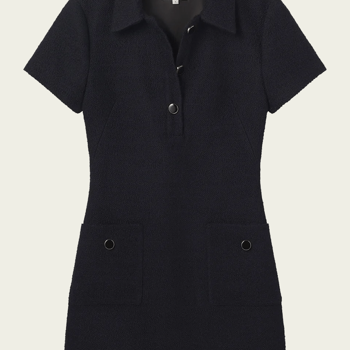 navy cotton mini dress Alexis Cotton Scallop Mini Dress
