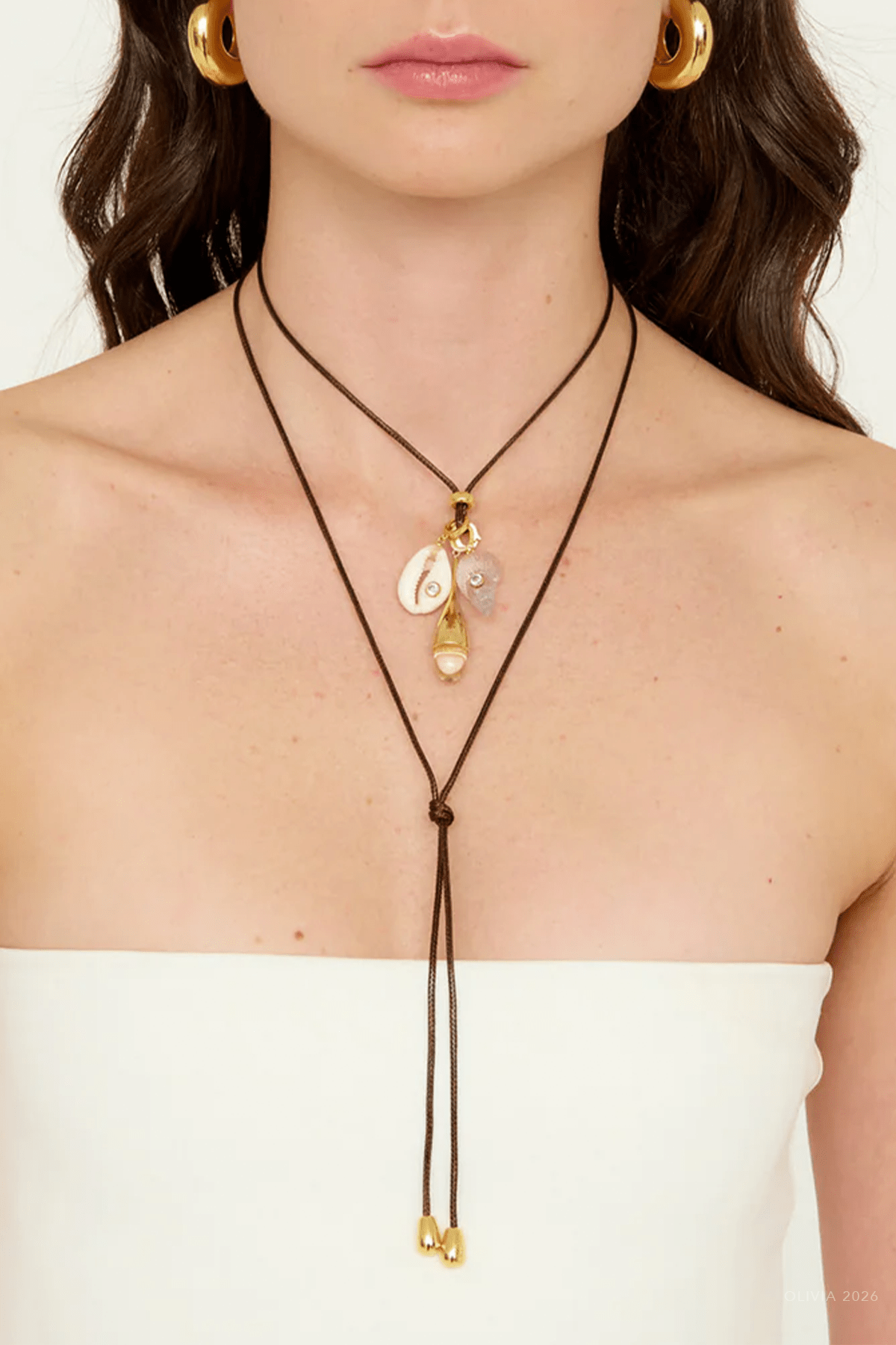Marea Charm Wrap in Gold - shop-olivia.com