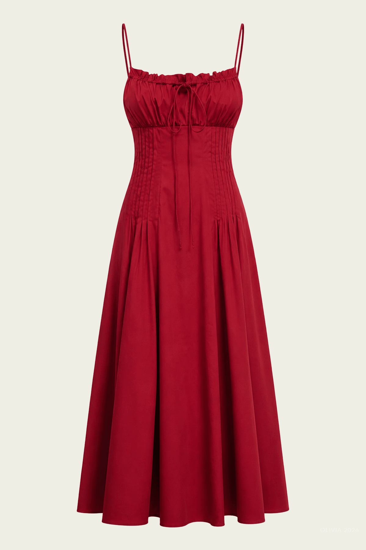 Margi Dress in Rouge - shop - olivia.com