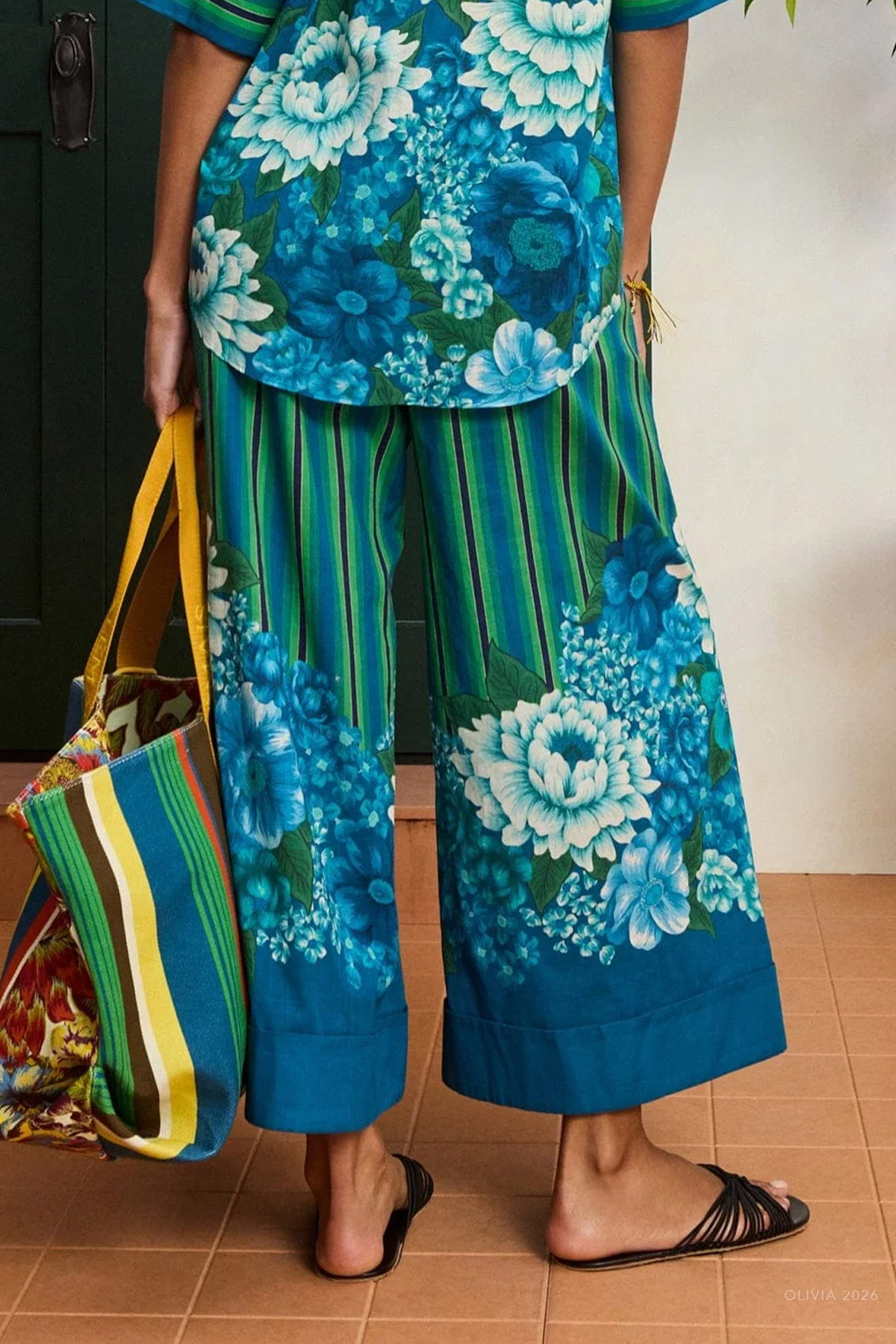 Margo Cuffed Pant in Multicolor - shop - olivia.com