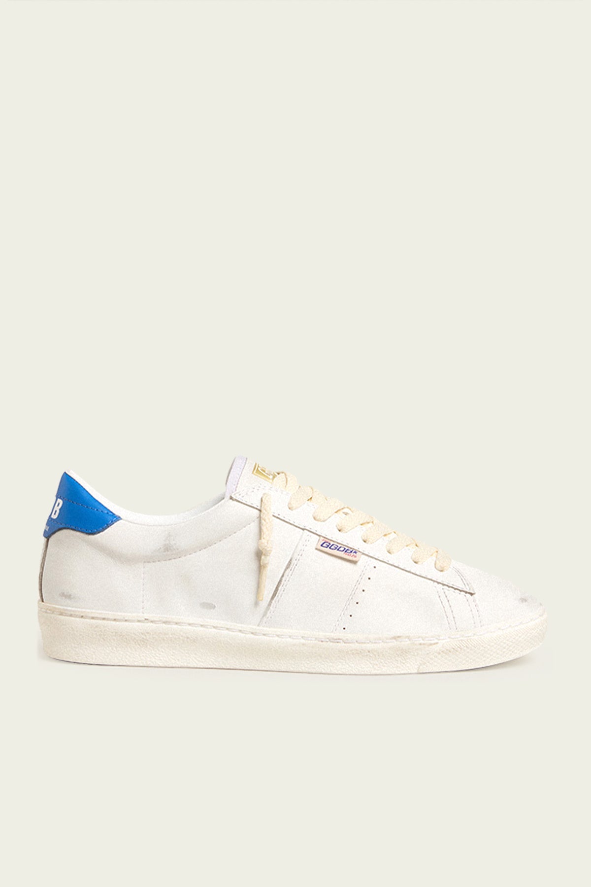 Match - Star Optic White/Blue Upper Leather Men Sneaker - shop - olivia.com