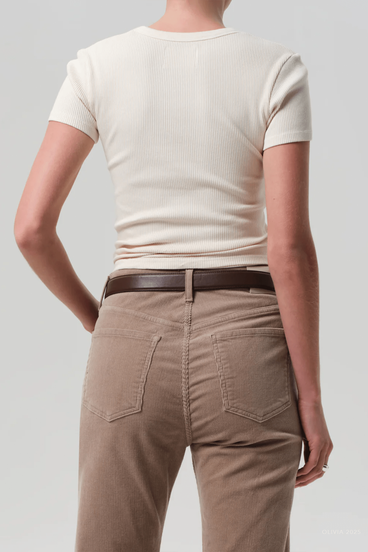 Maude U - Neck Tee in Pashmina - shop - olivia.com