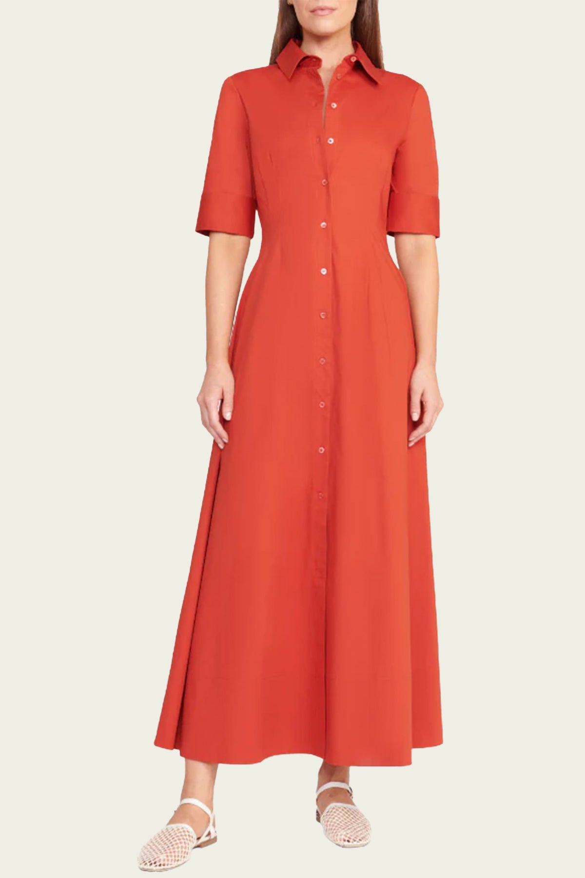 Maxi Joan Dress in Rust - shop - olivia.com