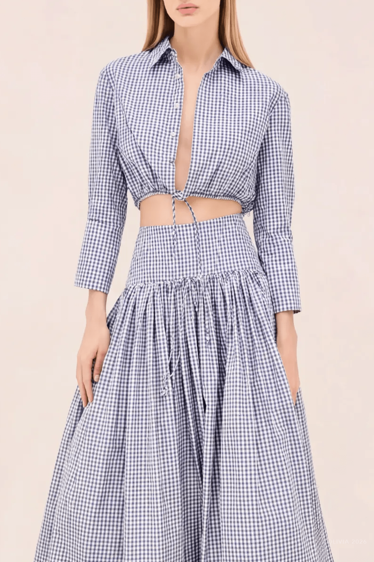 Mazi Top in Navy White - shop - olivia.com