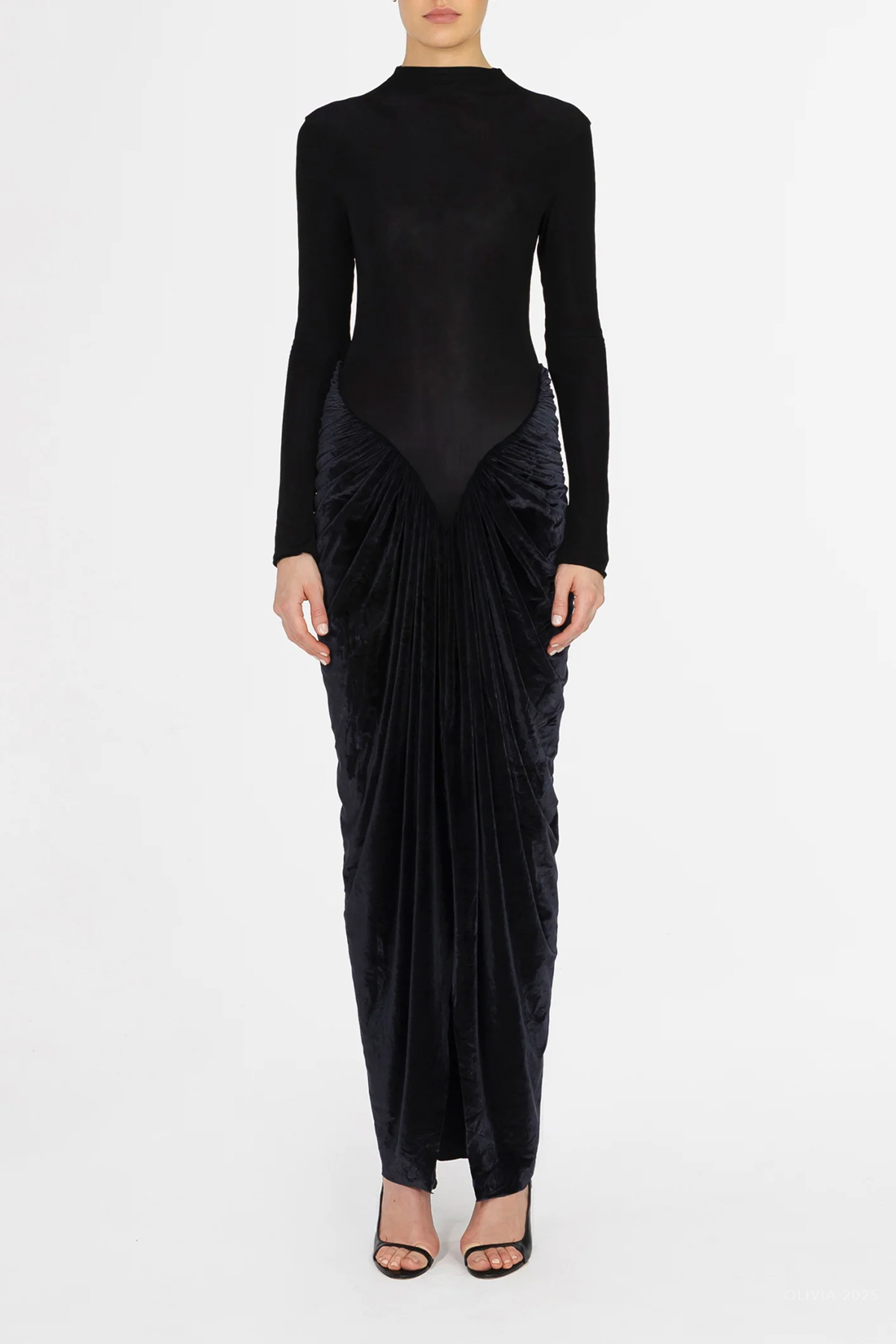 Guernica Dress in Nightfall