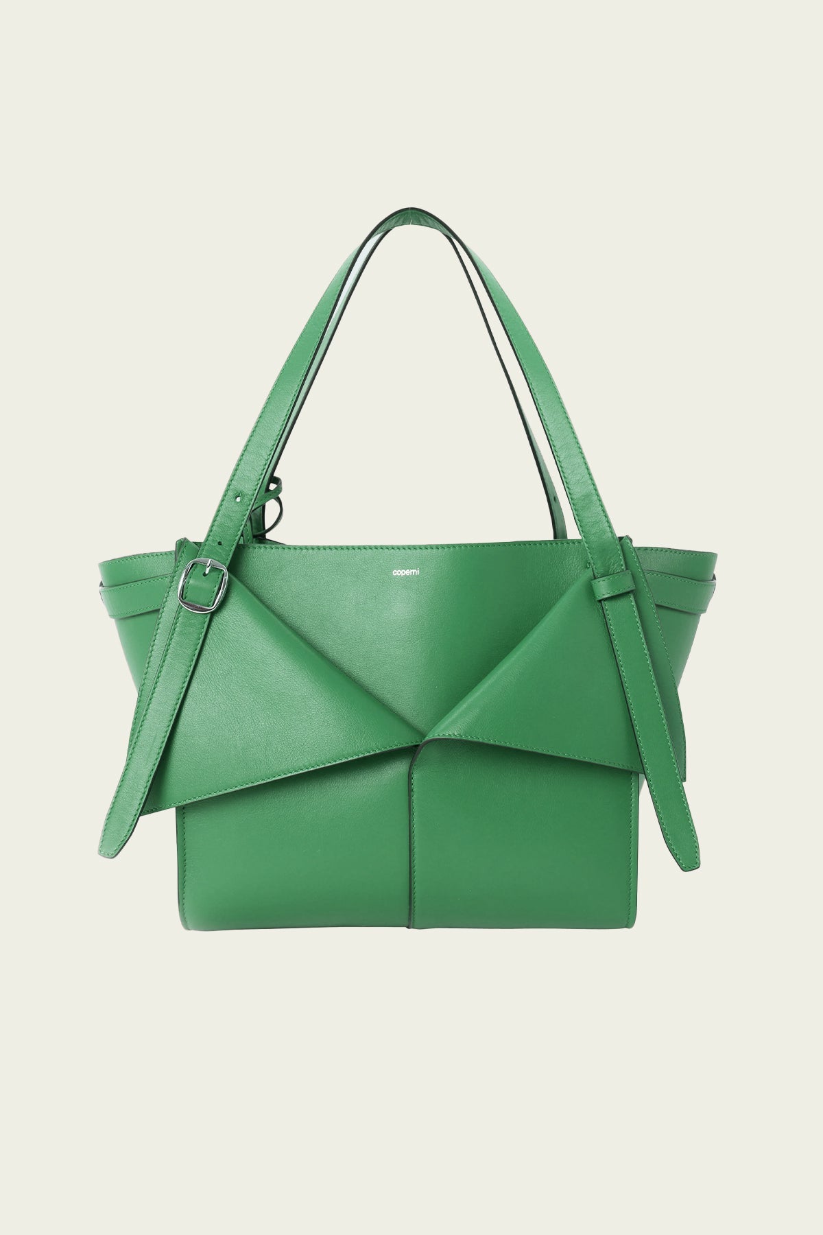 Medium Belt Cabas Bag in Green - shop-olivia.com