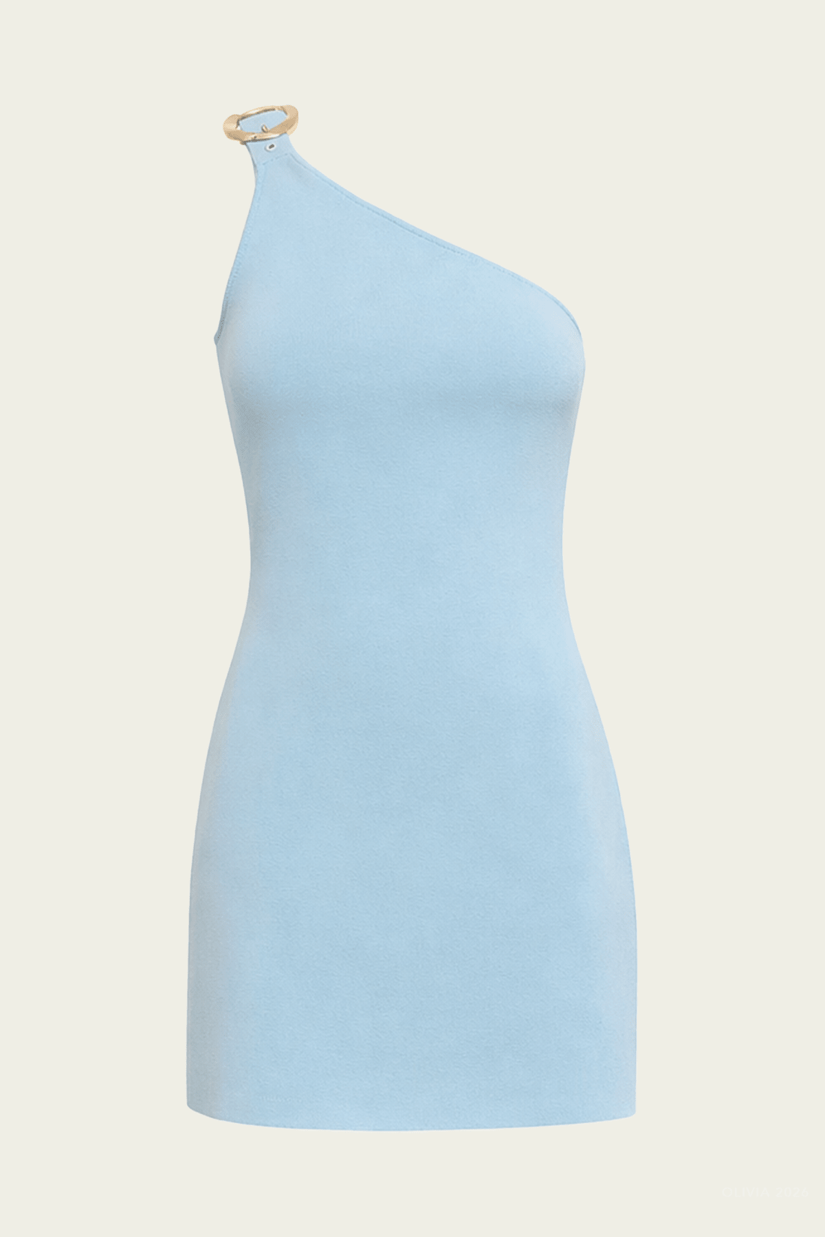 Mendela Knit Mini Dress in Coastal - shop - olivia.com
