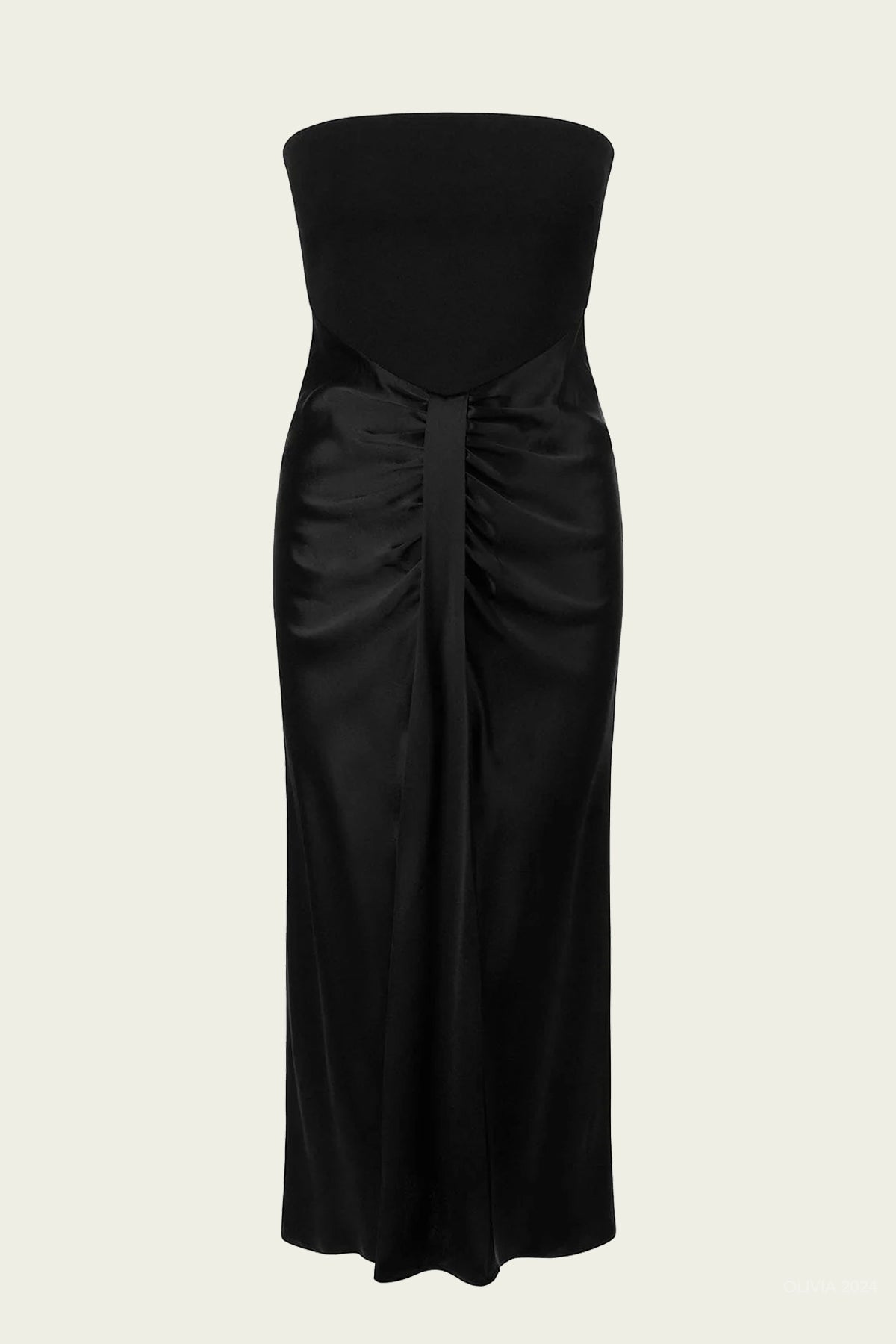 Midi Wayfaring Dress in Black - shop - olivia.com