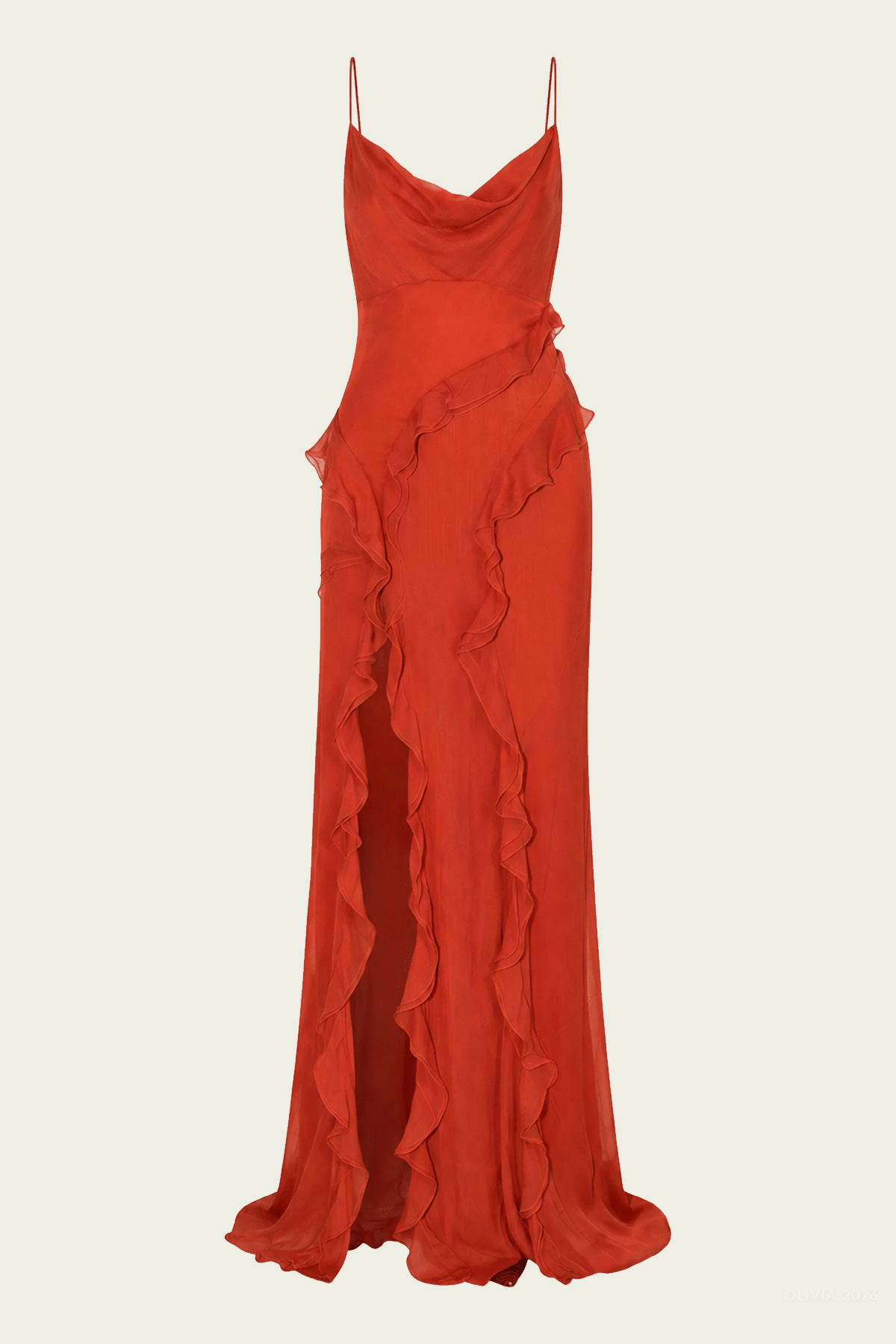 Milena Dress in Burnt Orange - shop-olivia.com