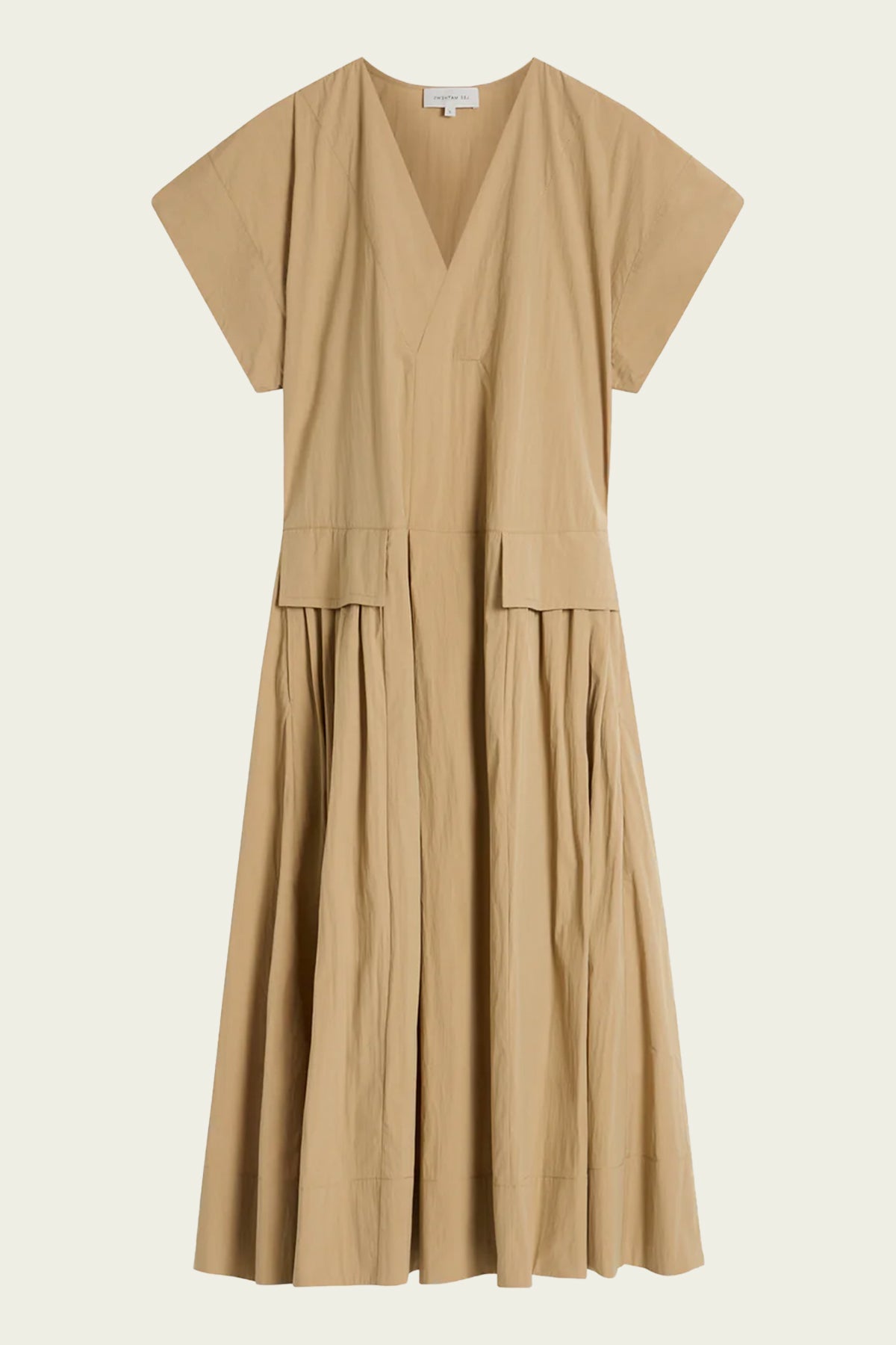 Mina Apron Dress in Caramel - shop-olivia.com