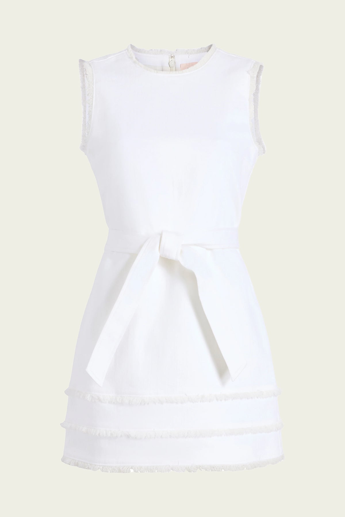 Mindie Mini Dress in White - shop-olivia.com