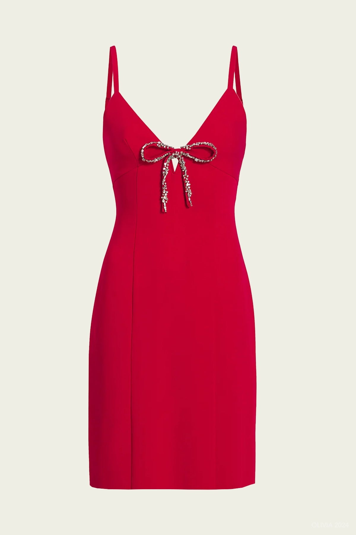 Mini Adele Dress in Candy Apple - shop - olivia.com