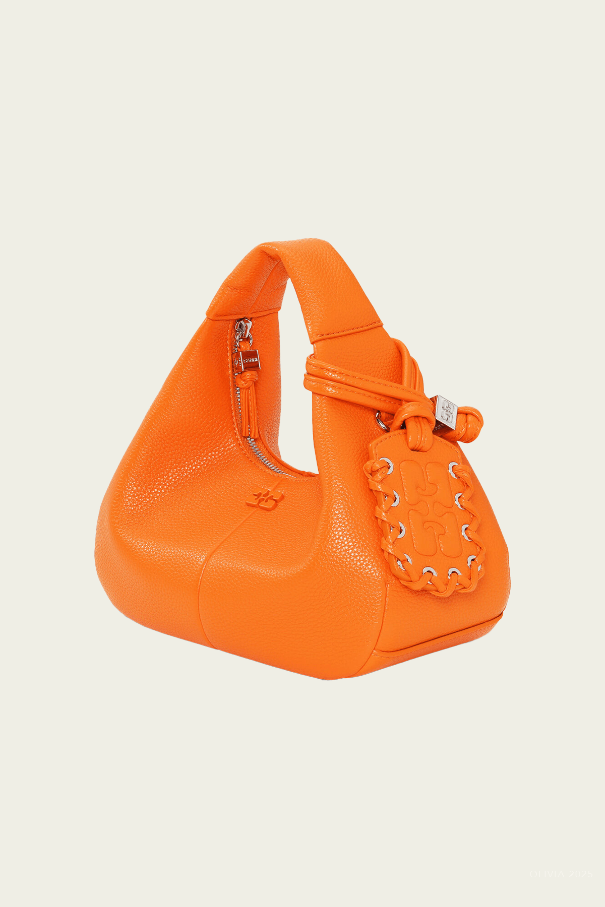Mini Hobo Bag in Russet Orange - shop - olivia.com