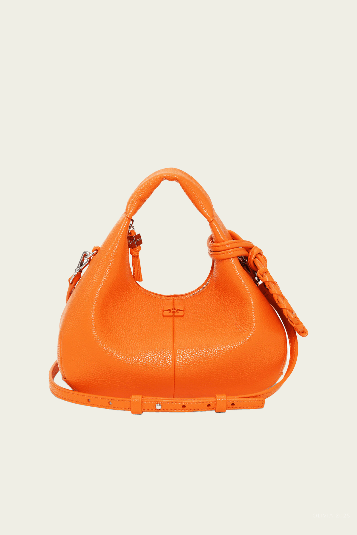 Mini Hobo Bag in Russet Orange - shop - olivia.com