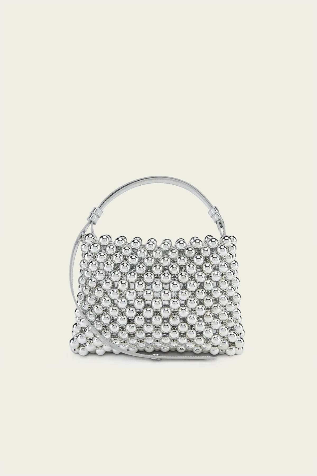 Mini Puffin Bag in Silver - shop-olivia.com