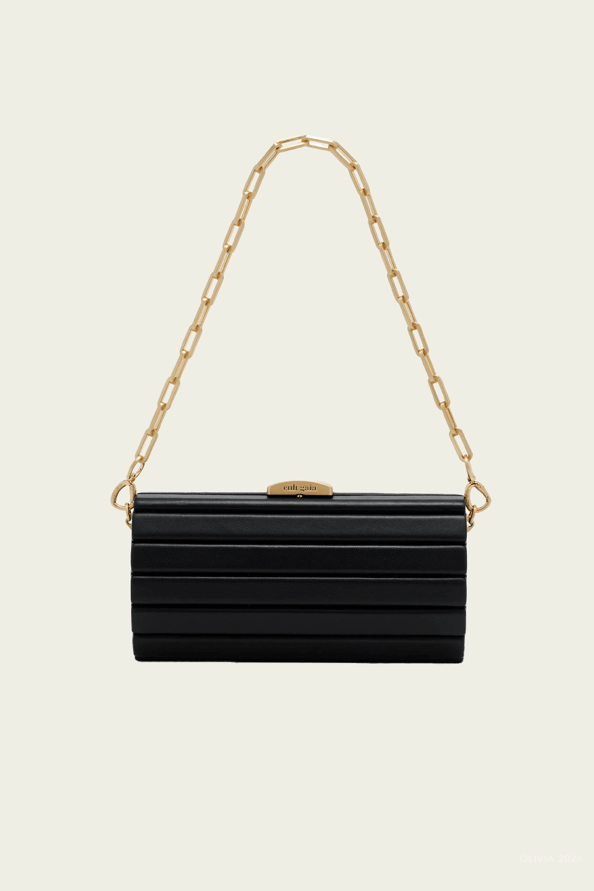 Mini Rolie Polie Clutch in Black - shop - olivia.com