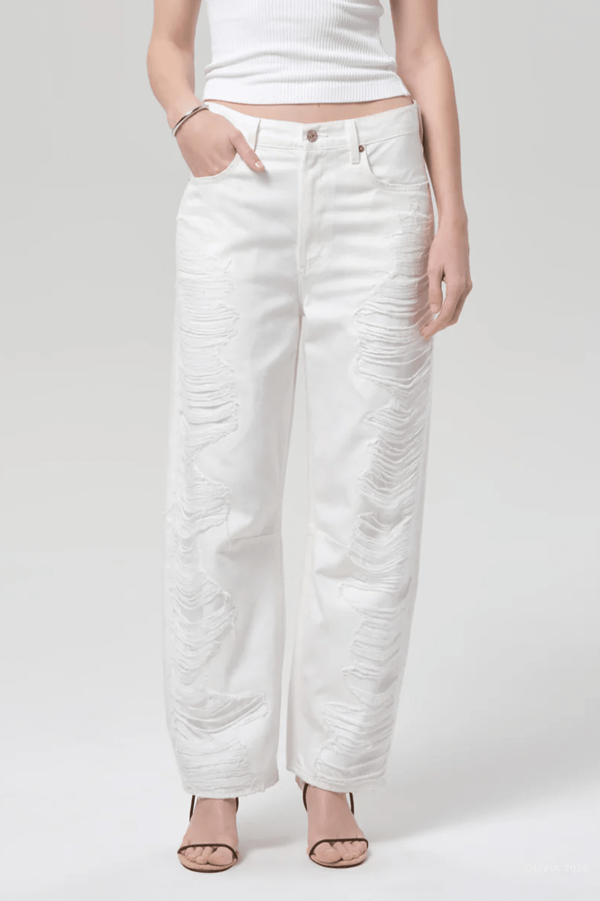 Miro Long Relaxed Jean in Shred - shop - olivia.com