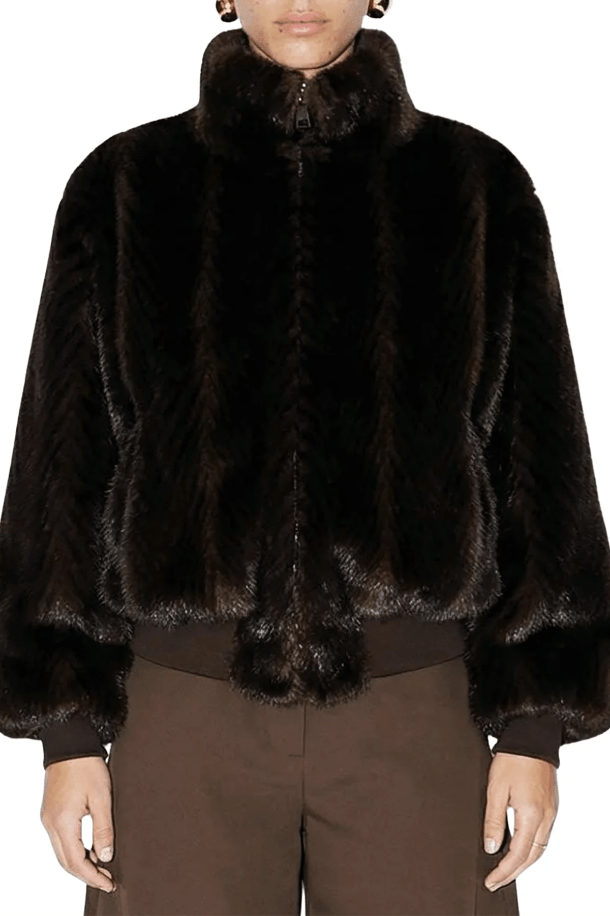 Mischa Jacket in Brown Multi - shop-olivia.com